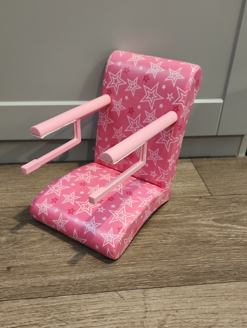 American Girl Pink Star Pattern Doll Seat